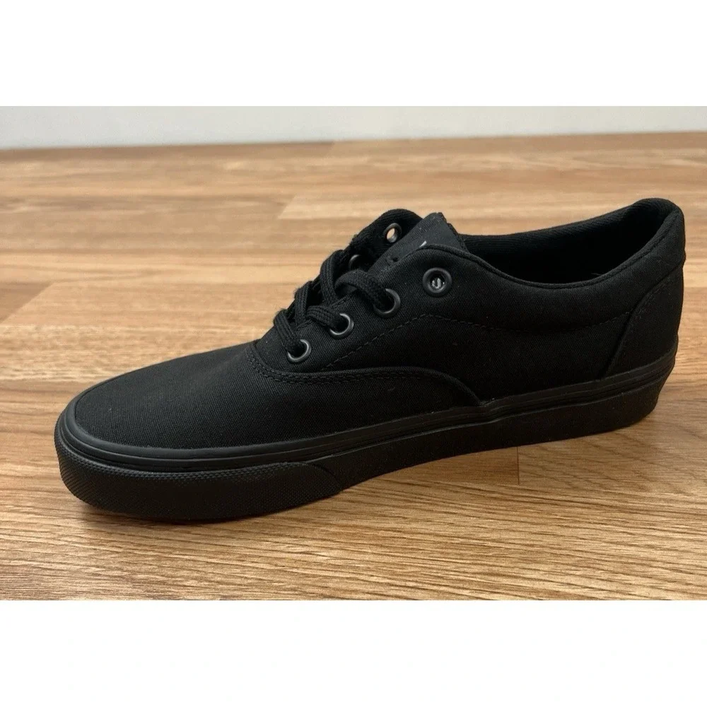 Vans Women's Doheny Canvas Sneakers Black/Black Size‎ 7 NEW in Box